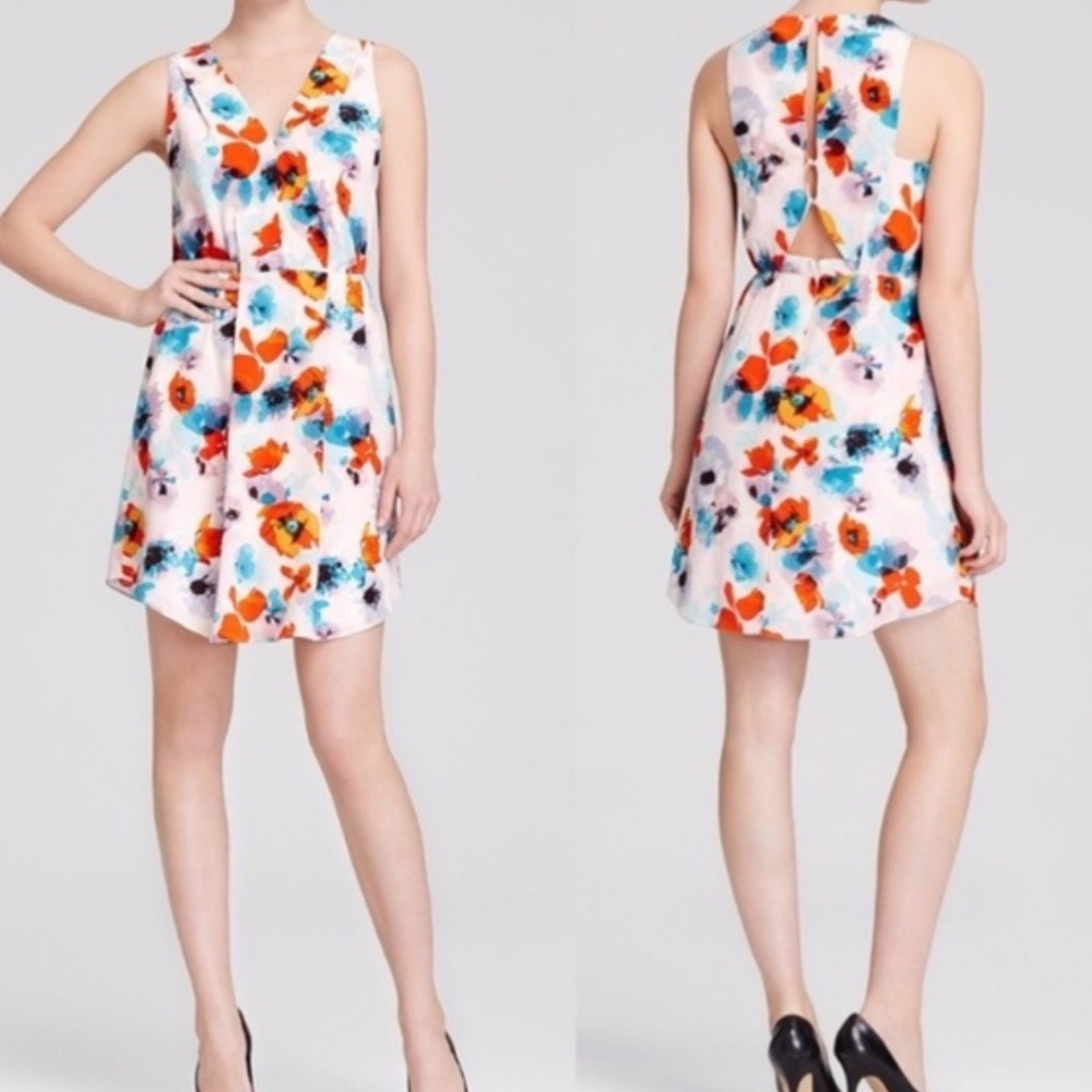 Floral silk sundress